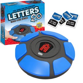 Word Game, Alphabet Game Letter Game Quick Thinking Letter Pressing Game Board Game for 2-8 Players, Letter Game for Kids and Adults