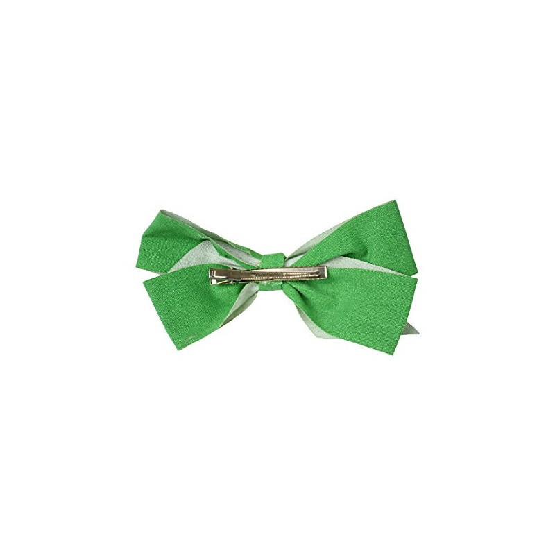 Green Jumbo Bow Jeans Denim Fabric