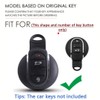 SANRILY 1Pcs ABS Plastic Key Fob Cover for Mini Cooper