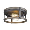 Osimir 2-Light Farmhouse Flush Mount Ceiling Light, 12 inch Kitchen