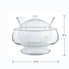 Prodyne AB-3-D Acrylic Salad Bowl & Servers, Clear