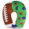 iscream Silky Fleece 12" Neck Support Pillow - Touchdown