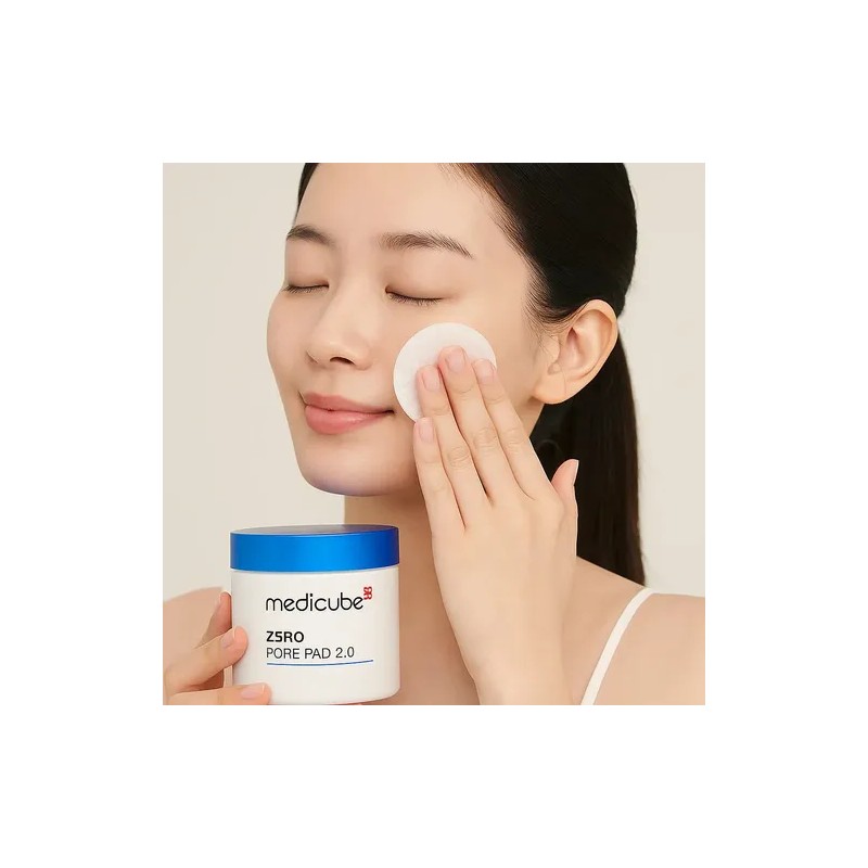 Medicube Zero Pore Pad 2.0, Pads Tónico, 70 Pzs