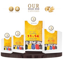 Premium Acrylic Art Paint Set | 62-Piece Professional Artist Painting Supplies Kit w/Wooden Tabletop Easel, Paints, Brushes, Knives, Palettes, Canvases & More, for Adults, Kids, Hobbyists & Beginners