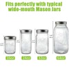 Artcome 10-Pack Glass Fermentation Weights with Easy Grip Handle and