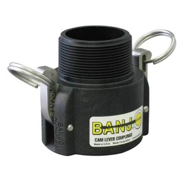 5 of 3/4" Banjo Poly Cam Lever Female Coupler - 3/4" Male NPT USA Made Farmer Bob's Parts 75B-3/4