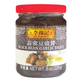 Lee Kum Kee Black Bean Garlic Sauce (8 oz - 12 Pack) Ready-to-Use Sauce, Aromatic & Savory - Perfect for Marinades, Braising, Dipping Sauces, Stir-Frying and Steaming Meats or Ribs, Vegetables, and Seafood