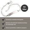 Silberketten-Store Baby- & Kinder ID Armband inklusive Gravur & Geschenksäckchen