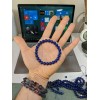 RAYON Lapis Lazuli bead bracelet MEN No Dyes or treatment