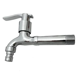 KANANA Tap for Sink, Wall Fitting, Garden Tap, Outlet Valve, Valve 1/2 Inch (HV854) Tap 14 cm Long with Adapter.