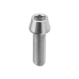 ZETA RACING Titanium Cap Bolt, Taper, M8 x 25 mm, P1.25 D6847 (Old Part Number: ZT08-0825), Dirtfreak DIFREAK