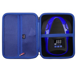 Mchoi Hard Carrying Case Suitable for TEROMAS Tire Inflator Air Compressor, Portable DC/AC Air Pump for Car Tires, Waterproof Shockproof Air Compressor Travel Protective Case, Case Only, Blue