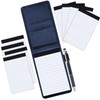 Elezeal Soft Leather A7 Notebook Pocket Refill Notepad Holder Set,