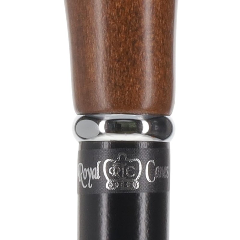 Royal RC Canes Timeless Espresso Walking Cane – Black Beachwood