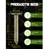 Sadnyy 7200 Count Coil Roofing Nails 3/4-1-1/4 in 15 Degree