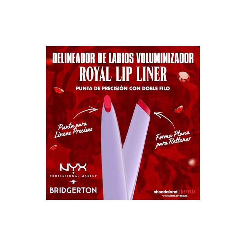 Nyx Professional Makeup, Bridgerton Kit de Labios Tonos Rogue Romance
