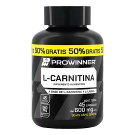 Suplemento L-carnitina (30 Cps) 50 Extra Prowinner Sin Sabor