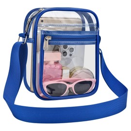 USPECLARE Clear Purse for Stadium Events Clear Messenger Bag for Men and Women
