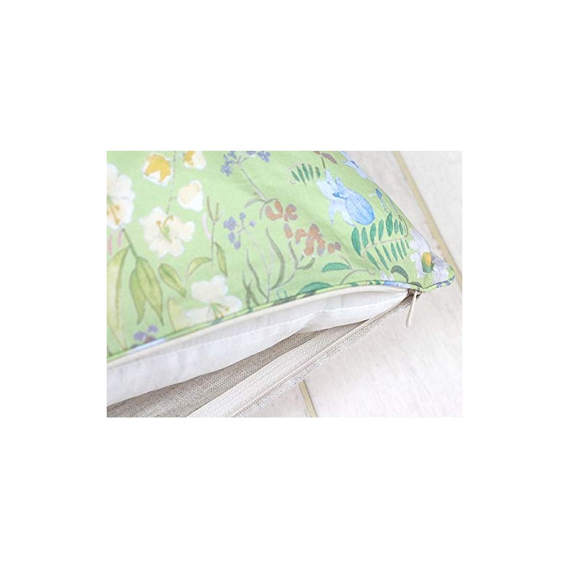 DDintex FLORET LONDON Cushion Cover, Chartwell Green, 17.7 x 17.7