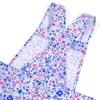 COLORFUL CANDY STYLE Back Cross Apron (Girls) PET Flower Pattern