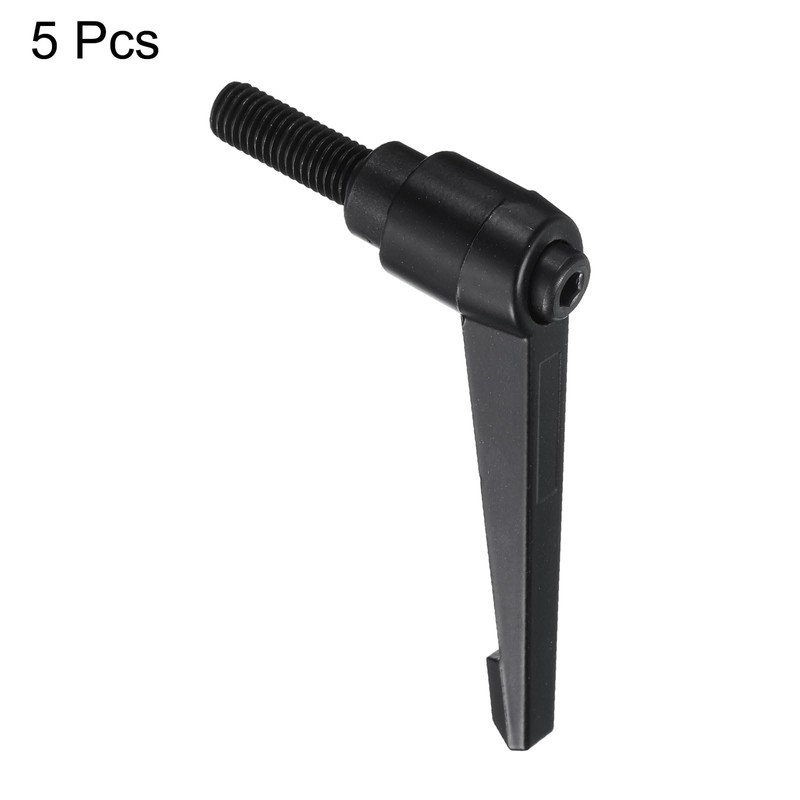 sourcing map 5pcs Adjustable Clamping Lever Handle M10 x 30mm