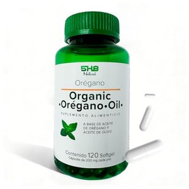 5H8 Natural - Aceite de Orégano con Aceite de Oliva y Carvacrol - 120 Cápsulas - Suplemento Alimenticio Diario