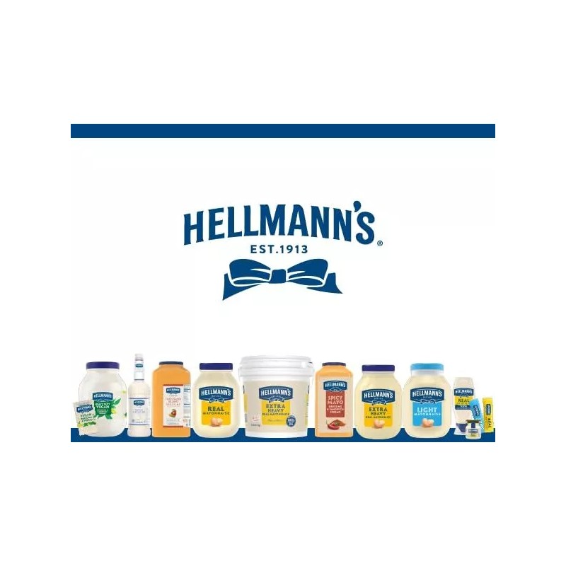 Hellmann's Real Mayonnaise Stick Pack 210 Condiment Packets Gluten Free