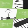 OMHOMETY 2 Pack Tie Rack, Wooden Tie Hanger for Men