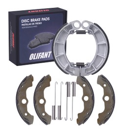 Front & Rear Brake Shoes for Honda Rancher 350 2000-2006/ Honda Rancher 400 2004-2007/Honda Foreman 400 1995-2003/Honda Foreman 450 1998-2004
