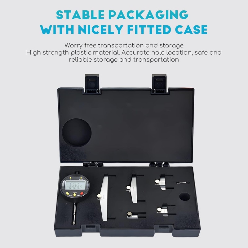 AICEYI Digital Inner and Outer Radius Measuring Instrument with 10mm/20mm/30mm/60mm/100mm