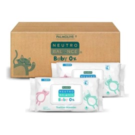 Kit De 12 Paquetes De Toallitas Palmolive Baby 0% 80 Pz C/u