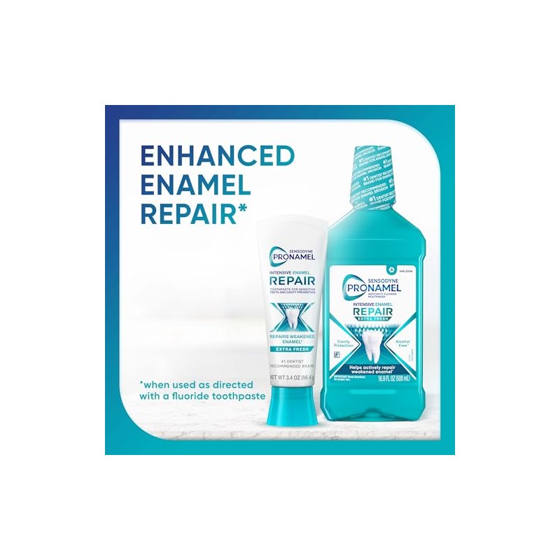 Sensodyne Pronamel Intensive Enamel Repair Toothpaste for Enamel Strengthening, Extra
