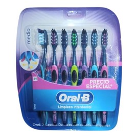 Cepillo Dientes Oral Criss Cross Medio Paquete Pzas Cerdas Inteligentes