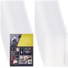 FINGERINSPIRE 40 piezas de cubiertas transparentes para libros, ajustadas para