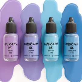 Kamenskaya Alcohol Ink Set - 34 Color Variations - Set #19-4 Alcohol Inks x 0.51 fl oz (15 ml)