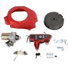 Topteng Electric Start Kit Starter Motor Ignition Fan Cover Key