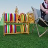MinBoo Disc Golf Rack Stackable | Bamboo Disc Golf Shelf