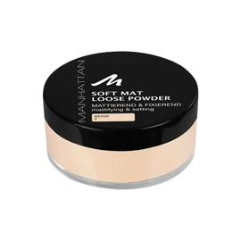 Manhattan Soft Mat Loose Powder, Loses Puder zum Mattieren und Baken des Teints, Farbe Beige 2 | 20g (1er Pack)