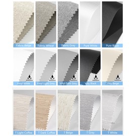 Tokbilnd Blackout Roller Shade Fabric Samples