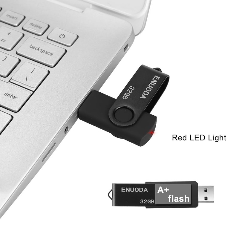 ENUODA USB Stick 32 GB Pack of 2 Memory Stick