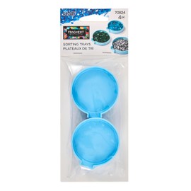 FRAGMENT EFFECTS, 4 Piece Sorting Tray Set, for Glass Chip Crafting Projects, Assorted