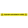 Triplast 'Please Keep A Safe Distance of 2 Metres' Warning