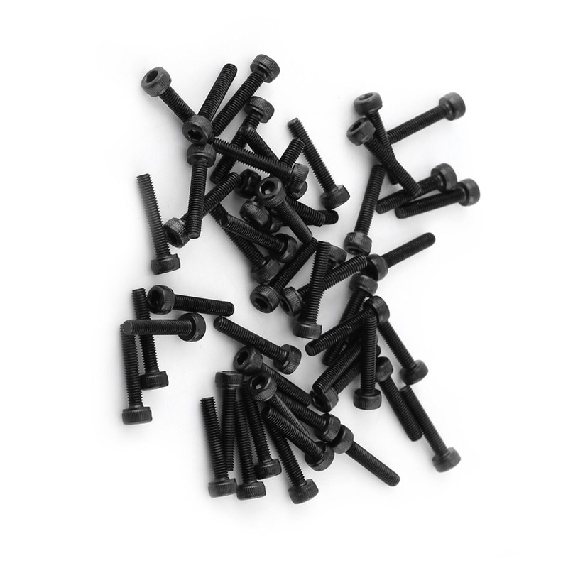 50 Pcs M3 x 16mm Hex Socket Cap Screws Bolts,