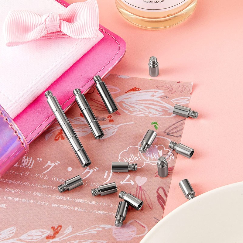 Hotop 40 Pcs Album-scrapbook Extension Posts Screws Album Accessories Tool