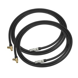 REPAIROCK 2pcs 200cm Flexible Copper Rubber Tube Tire Valve Connect Pipe Deflated Air Chuck Inflator Compressor Pump Extension Hose for Car Motorbike Bike Quick Auto Replacement Parts