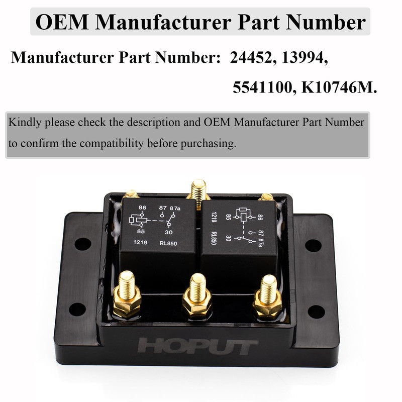 HOPUT Forward and Reverse Relay Module for Tarp or Winch