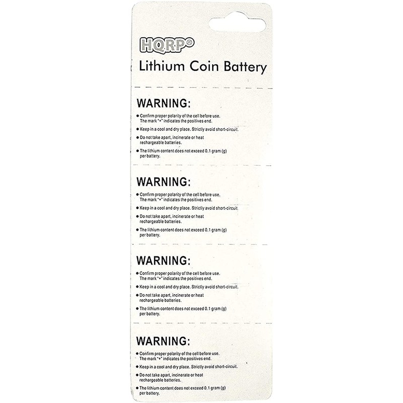 HQRP 4-Pack Lithium Battery Compatible with Honda Key Remote 2013-2017