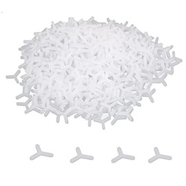 Hexagon tile spacers, Tile Plastic Y Type Spacers Tiling Tools for Spacing of Floor or Wall Tiles, 500 PCS (3mm 1/8 Inch)