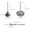 Bestgle 45pcs Steel Wire Wheel Brushes Polishing Set Buffing Accessories