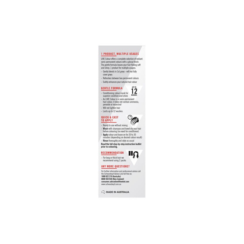 Schwarzkopf Live Colour Aztec Copper 75ml